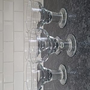 Vintage Libbey Heavy Short Stemmed Margarita Glasses - Set of 4